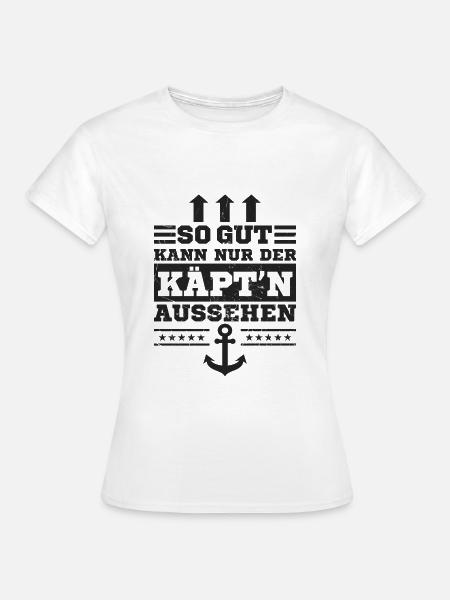 Kapitän - Frauen T-Shirt - Weiß