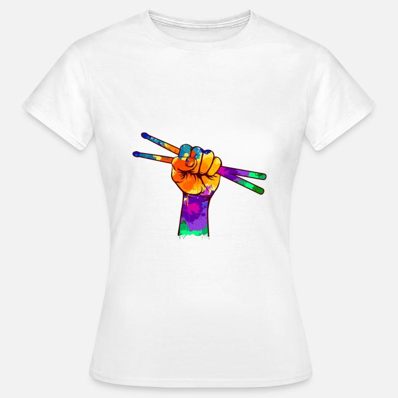 drummer - Women's T-Shirt - white