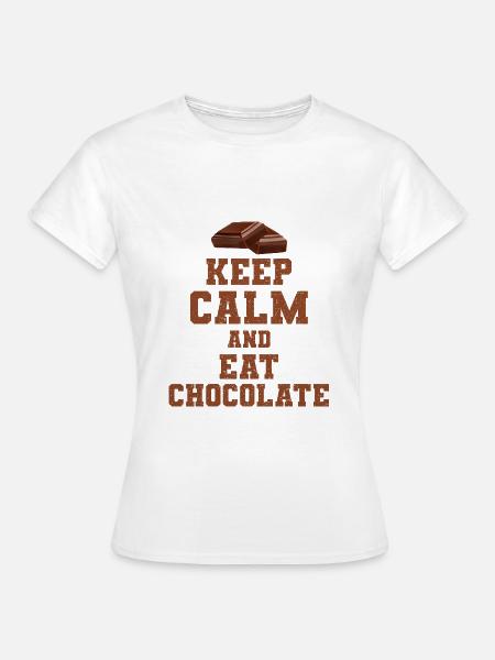 Schokolade - Frauen T-Shirt - Weiß