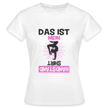 Handstand - Frauen T-Shirt - Weiß - Vorne - AI Model Female 172 dark (172cm)