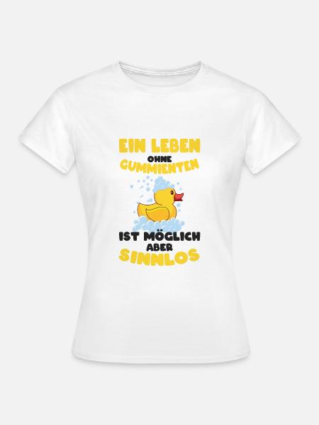 Gummiente - Frauen T-Shirt - Weiß