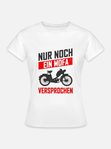 Mofa Moped - Frauen T-Shirt - Weiß