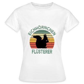 Eichhörnchen - Frauen T-Shirt - Weiß - Vorne - AI Model Female 172 dark (172cm)