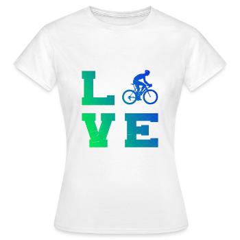 Vélo de route Vélo de route Vélo de route Vélo de route Femme - T-shirt Femme - blanc - Devant - AI Model Female 172 dark (172cm)