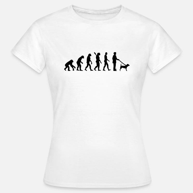 Beagle - Dame-T-shirt - hvid