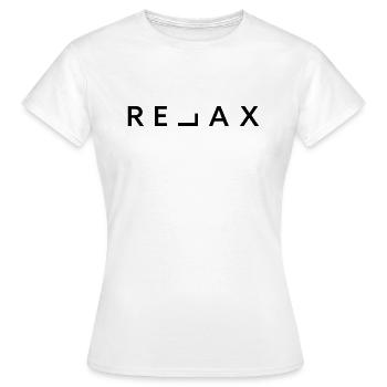 Relax - Women's T-Shirt - white - Front - AI Model Female 172 dark (172cm)