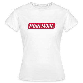 Moin Moin - T-shirt Femme - blanc - Devant - AI Model Female 172 dark (172cm)