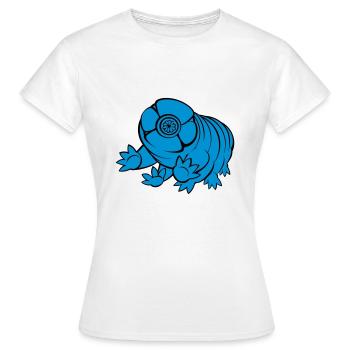 Barbes Tardigrade - T-shirt Femme - blanc - Devant - AI Model Female 172 dark (172cm)