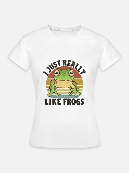 Frosch - Frauen T-Shirt - Weiß