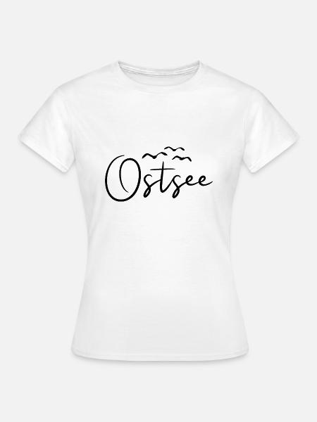 Ostsee Möwen - Frauen T-Shirt - Weiß
