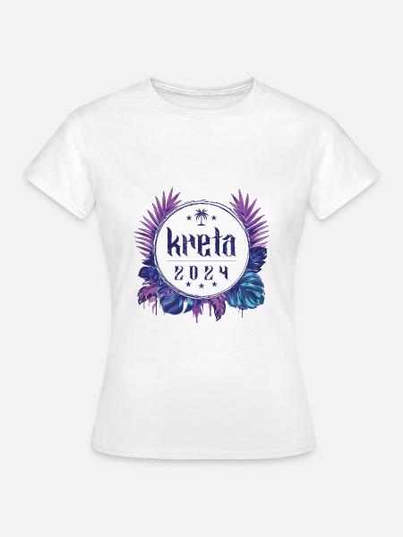 Kreta 2024 - Frauen T-Shirt - Weiß