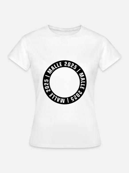 Malle 2025 Leer - Frauen T-Shirt - Weiß