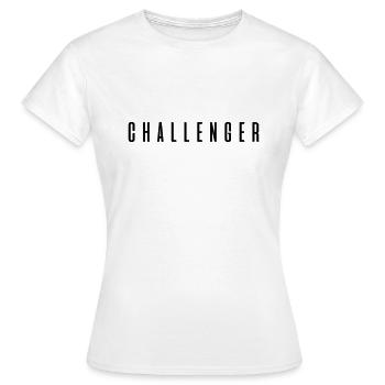 Challenger! Proverbes cadeaux - T-shirt Femme - blanc - Devant - AI Model Female 172 dark (172cm)