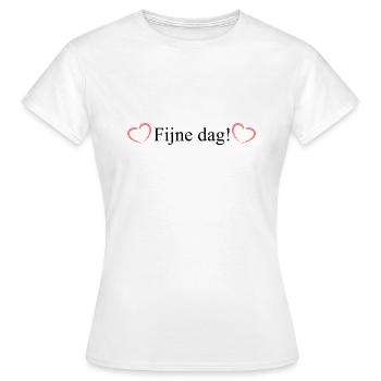 Schönen Tag - Frauen T-Shirt - Weiß - Vorne - AI Model Female 172 dark (172cm)