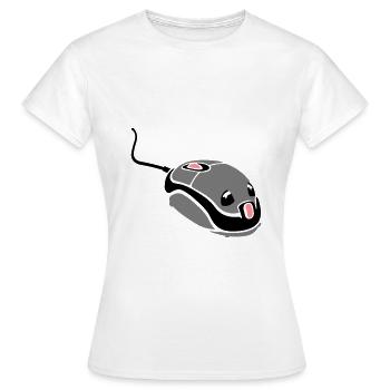 computer - Women's T-Shirt - white - Front - AI Model Female 172 dark (172cm)