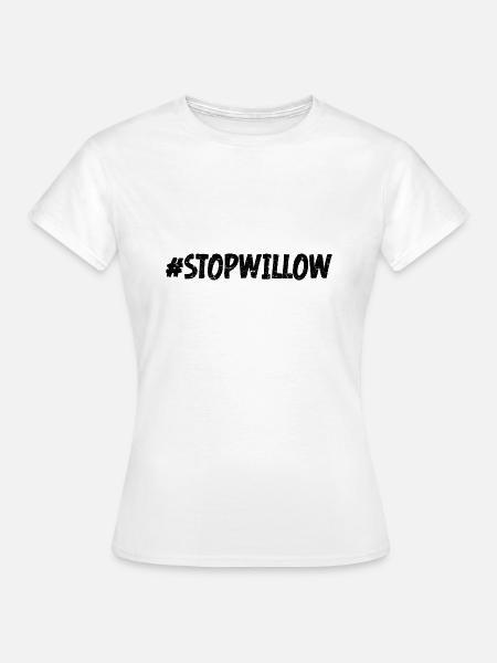 Protect Our Planet Preserve Future Stop Willow - Frauen T-Shirt - Weiß
