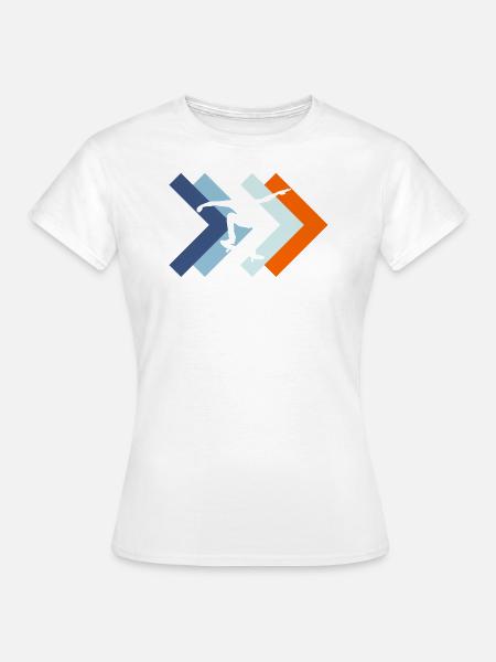 Skate - Frauen T-Shirt - Weiß