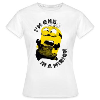 Minions I'm One In A Minion - Women's T-Shirt - white - Front - AI Model Female 172 dark (172cm)