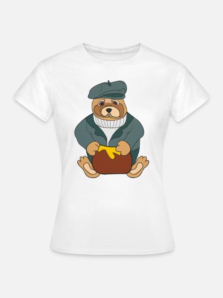 Teddybär, - Frauen T-Shirt - Weiß