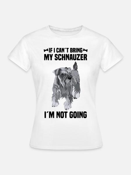 Schnauzer Hunderasse - Frauen T-Shirt - Weiß