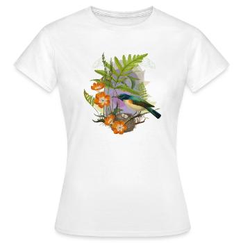 Birds Nest - Frauen T-Shirt - Weiß - Vorne - AI Model Female 172 dark (172cm)