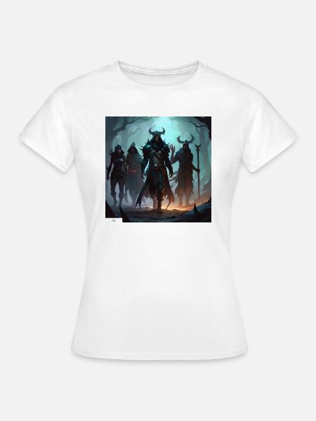 Magier & Zauberer Freunde - Frauen T-Shirt - Weiß