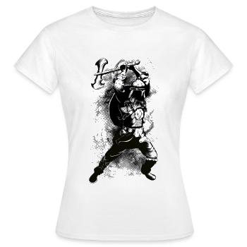 Viking Warrior - T-shirt Femme - blanc - Devant - AI Model Female 172 dark (172cm)