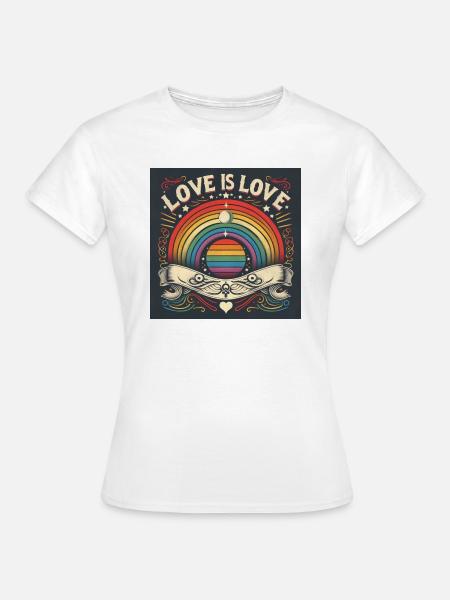 LIEBE ist LIEBE - Frauen T-Shirt - Weiß