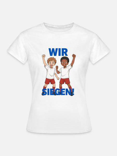 Gemeinschaftsgeist Kinder Design - Frauen T-Shirt - Weiß