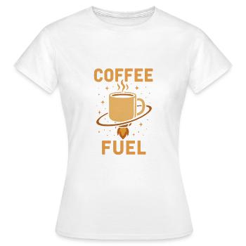 Café Carburant - T-shirt Femme - blanc - Devant - AI Model Female 172 dark (172cm)