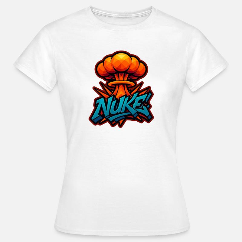 NUKE!  - Graffiti Explosion | exclusive Design - Women's T-Shirt - white