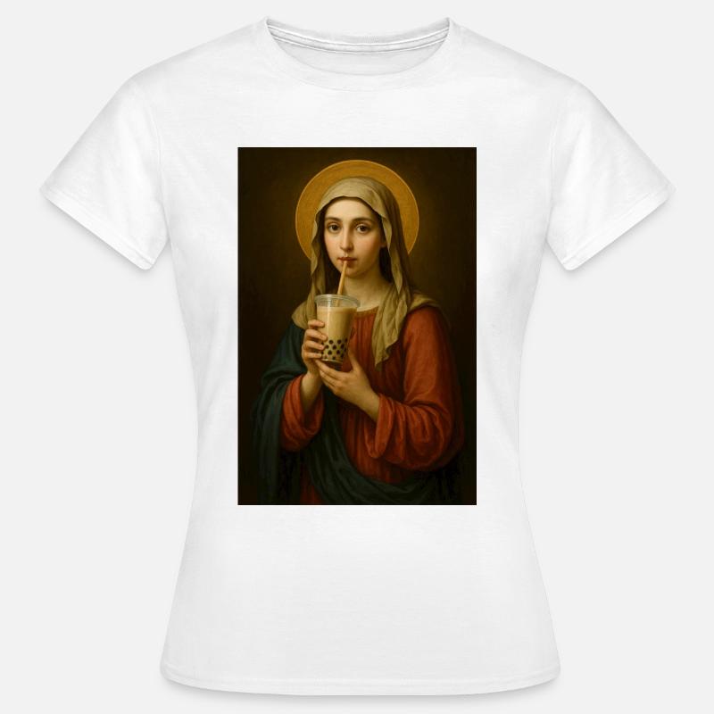 Saint drinks bubble tea - Women's T-Shirt - white