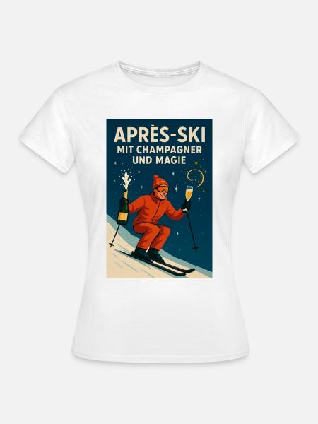 Après-Ski Magie - Frauen T-Shirt - Weiß