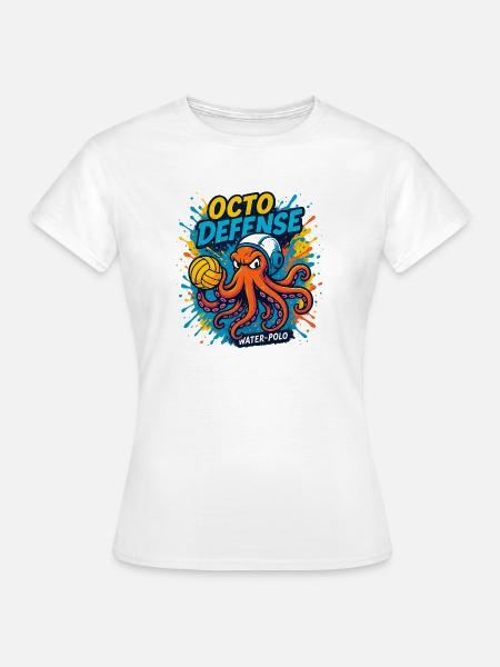OctoDefense Wasserball - Frauen T-Shirt - Weiß