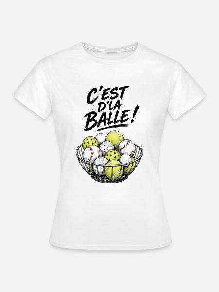 ES IST EIN BALL! - Frauen T-Shirt - Weiß