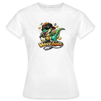Veloce Raptor Rapper - Frauen T-Shirt - Weiß - Vorne - AI Model Female 172 dark (172cm)