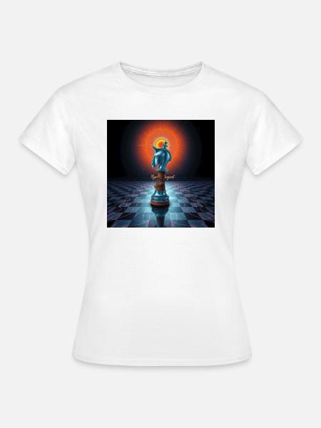 Quantum Knight: Der Zug der Matrix - Frauen T-Shirt - Weiß