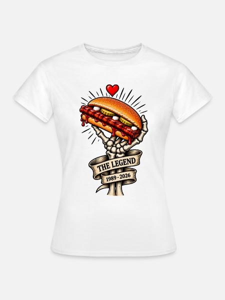 Mach's gut, liebgewonnenes BBQ - Rippchen - Frauen T-Shirt - Weiß