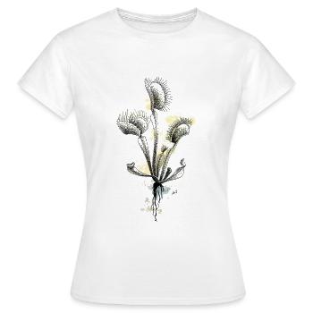 Piège à mouches de Vénus - T-shirt Femme - blanc - Devant - AI Model Female 172 dark (172cm)