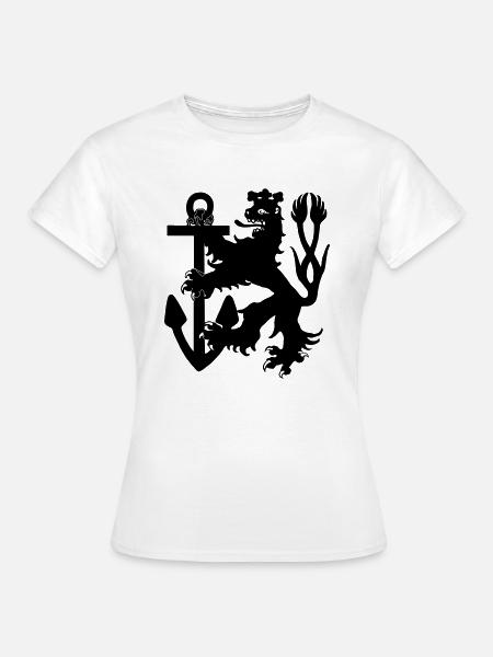 dus4c full nur Löwe - Frauen T-Shirt - Weiß