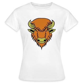 Buffle - T-shirt Femme - blanc - Devant - AI Model Female 172 dark (172cm)