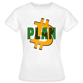 Plan B - T-shirt Femme - blanc - Devant - AI Model Female 172 dark (172cm)