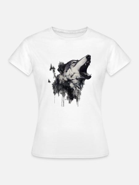 Die Wolfsangst, ein komplexes Phänomen - Frauen T-Shirt - Weiß