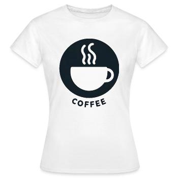 Coffee Morning Breakfast - Women's T-Shirt - white - Front - AI Model Female 172 dark (172cm)