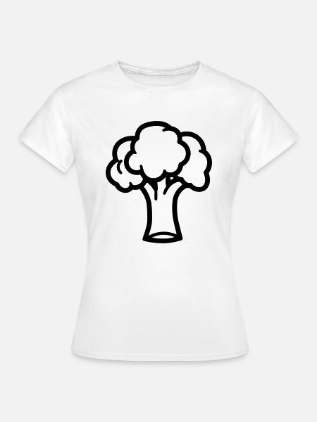 Brokkoli - Frauen T-Shirt - Weiß