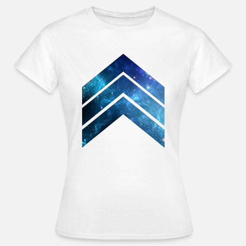 Blue Galaxy 2 - Women's T-Shirt - white