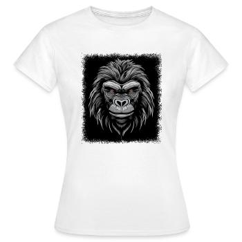 ape birthday present idea geek gift idea present - Women's T-Shirt - white - Front - AI Model Female 172 dark (172cm)