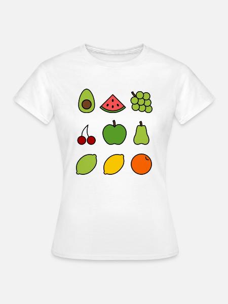 Obst - Frauen T-Shirt - Weiß