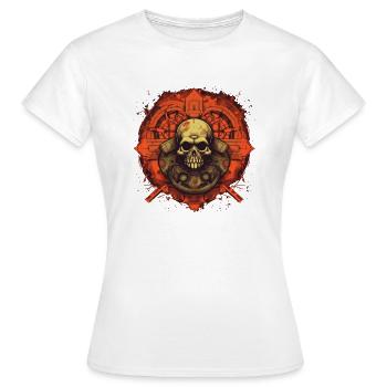 tchernobyl atome 5 - T-shirt Femme - blanc - Devant - AI Model Female 172 dark (172cm)