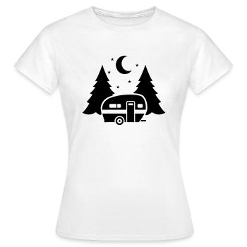 Caravanes - T-shirt Femme - blanc - Devant - AI Model Female 172 dark (172cm)